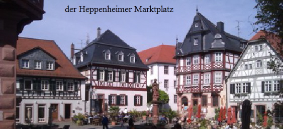 der Heppenheimer Marktplatz