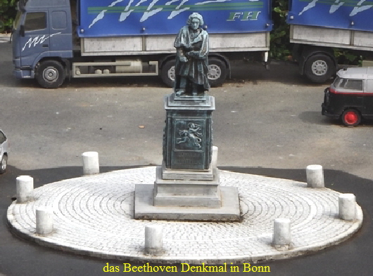 das Beethoven Denkmal in Bonn