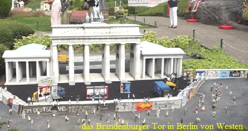 das Brandenburger Tor in Berlin von Westen