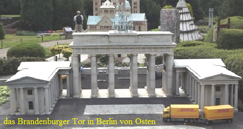 das Brandenburger Tor in Berlin von Osten