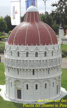der Dom auf der
Piazza del Duamo in Pisa