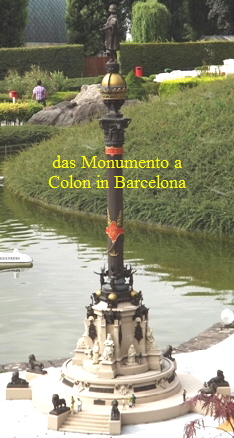 das Monumento a
Colon in Barcelona