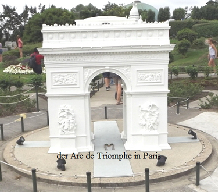 der Arc de Triomphe in Paris