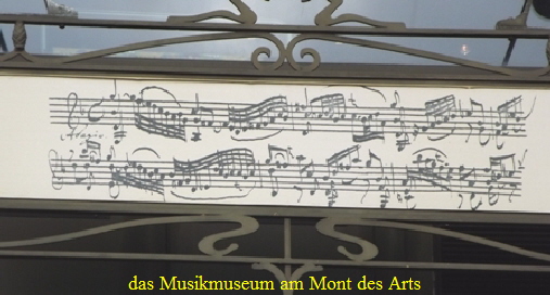 das Musikmuseum am Mont des Arts