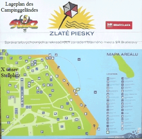 Lageplan des
Campinggelndes









X unser
Stellplatz