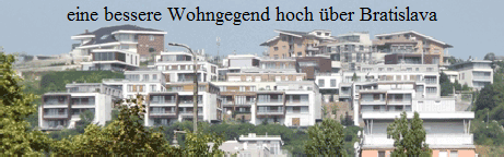 eine bessere Wohngegend hoch ber Bratislava