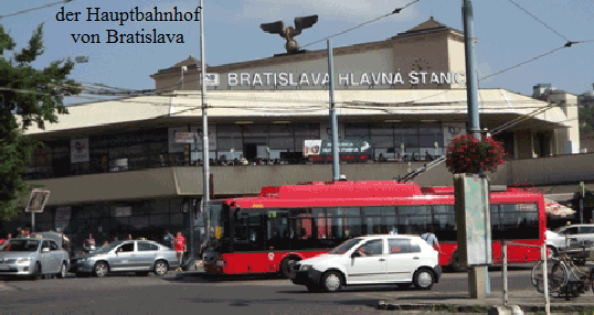 der Hauptbahnhof
von Bratislava