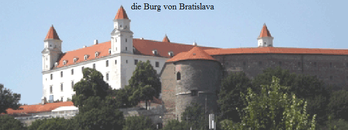 die Burg von Bratislava
