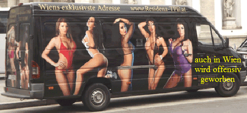 auch in Wien
wird offensiv
geworben