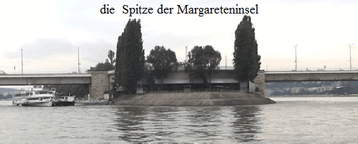 die  Spitze der Margareteninsel