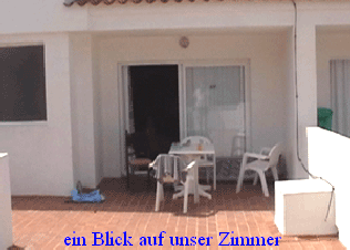 ein Blick auf unser Zimmer